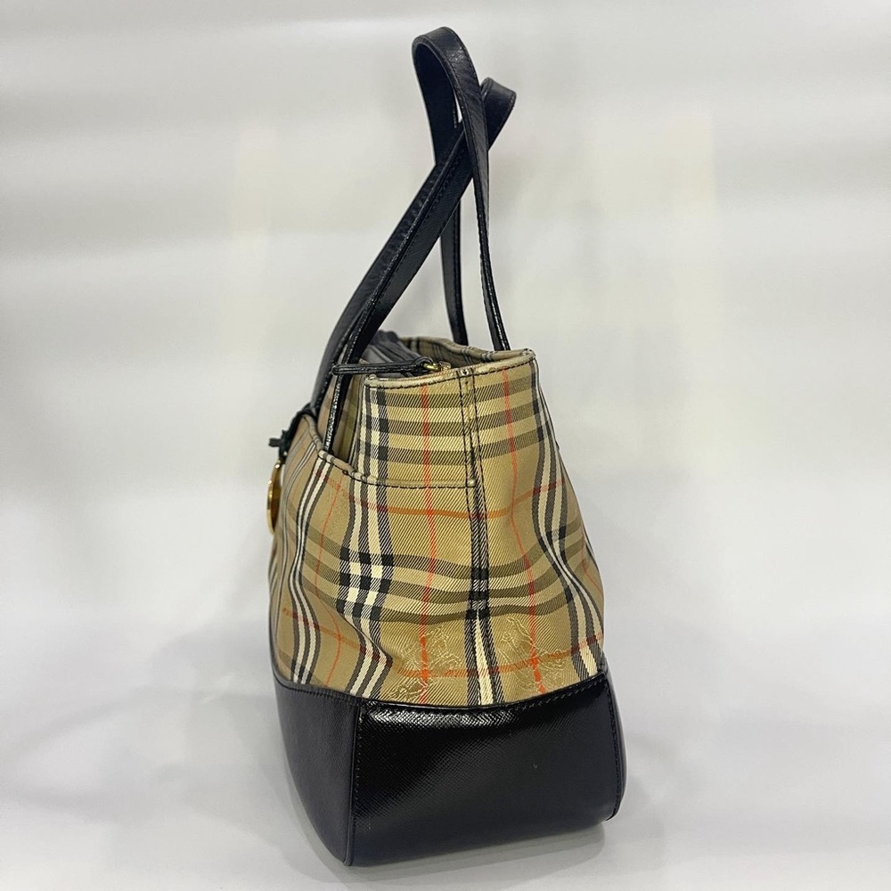 Auth Vintage Burberry House Check Hand Bag Purse - Picture 3 of 8